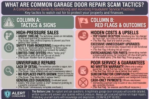 What Are Common Garage Door Repair Scam Tactics?