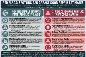 Red Flags That Appear in a Garage Door Repair Estimate
